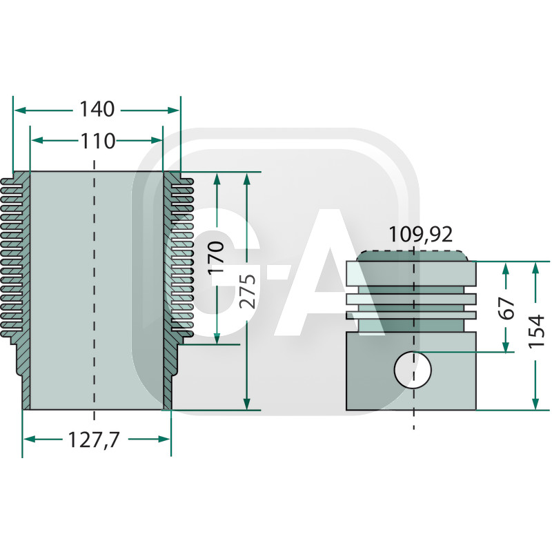 Kit cylindree tracteur Deutz